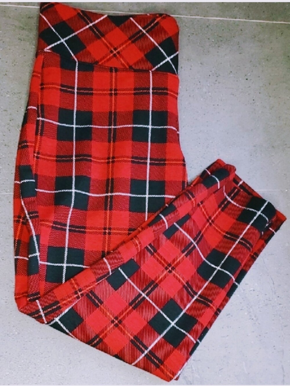 Torrid Red and Black Plaid Pants